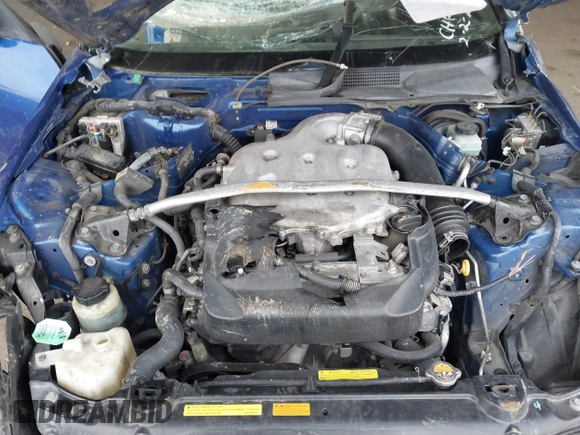 2005 Nissan 350Z Touring with VIN JN1AZ36A45M753058, listed as a IAAI auction lot 41563023 with 1 mi miles. Bid and sale history available at carsss.com. Image 10.