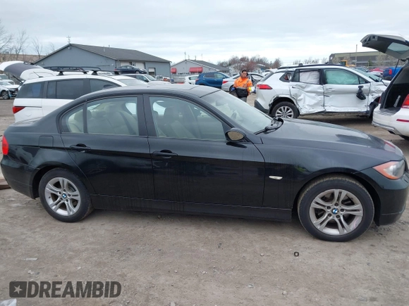 2008 BMW 3 Series 328xi with VIN WBAVC93548KZ73131, listed as a IAAI auction lot 42052857 with 118,077 mi miles. Bid and sale history available at carsss.com. Image 13.