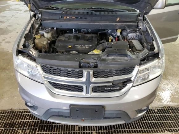 2015 Dodge Journey SXT with VIN 3C4PDCBB9FT694895, listed as a Copart auction lot 87417834 with 129,946 mi miles and Salvage Title. Bid and sale history available at carsss.com. Image 12.