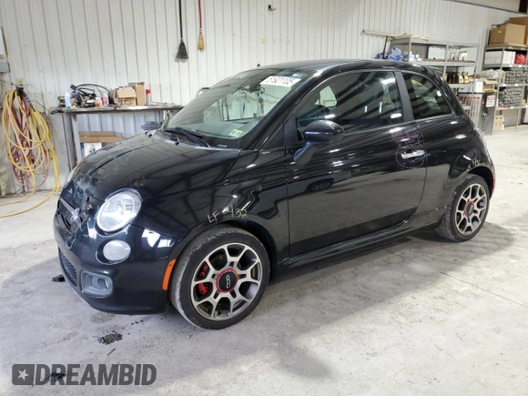 2012 FIAT 500 Sport z VIN 3C3CFFBR5CT344350, wystawiony jako Copart lot #51921105 z przebiegiem 110 394 mil mil oraz Szkody całkowita. Historia ofert i sprzedaży dostępna na DreamBid. Obrazek 1.