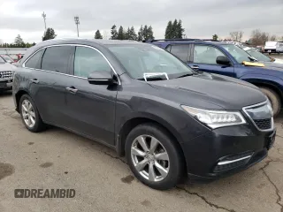 2016 Acura MDX w/Advance with VIN 5FRYD4H97GB041267, listed as a Copart auction lot 48499345 with 74,992 mi miles and Salvage Title. Bid and sale history available at carsss.com. Image 4.