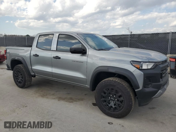 2023 Chevrolet Colorado 4WD Trail Boss with VIN 1GCPTEEK2P1190711, listed as a Copart auction lot 46458525 with Not Provided miles and Salvage Title. Bid and sale history available at carsss.com. Image 4.