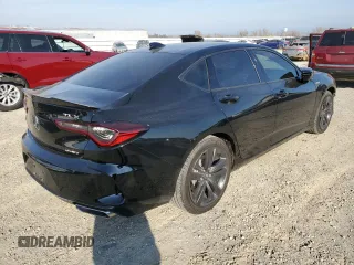 2021 Acura TLX w/A-Spec Package with VIN 19UUB6F51MA005615, listed as a Copart auction lot 43466925 with 54,063 mi miles and Salvage Title. Bid and sale history available at carsss.com. Image 3.