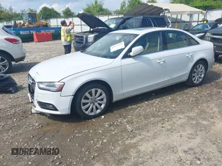 2013 Audi A4 Premium z VIN WAUAFAFL8DN038026, wystawiony jako IAAI lot #42271154 z przebiegiem 210 669 mil mil oraz . Historia ofert i sprzedaży dostępna na DreamBid. Obrazek 2.
