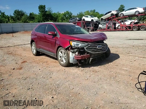 2019 Ford Edge SEL with VIN 2FMPK3J9XKBB38715, listed as a Copart auction lot 62156395 with 125,758 mi miles and Salvage title. Bid and sale history available at DreamBid. Image 15.