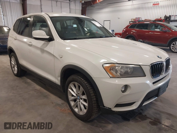 2013 BMW X3 xDrive28i with VIN 5UXWX9C5XD0A12987, listed as a IAAI auction lot 42247181 with 185,235 mi miles and . Bid and sale history available at DreamBid. Image 1.