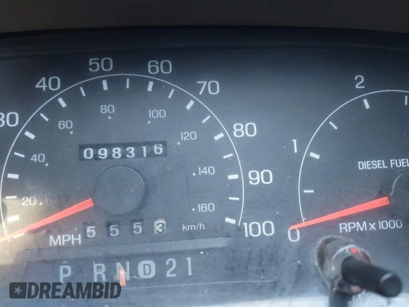 2001 Ford Super Duty F-250 XL with VIN 1FTNW21F61EC35820, listed as a IAAI auction lot 40466765 with 98,316 mi miles. Bid and sale history available at carsss.com. Image 15.