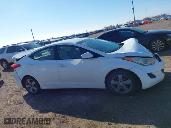 2011 Hyundai Elantra GLS with VIN 5NPDH4AE2BH002849, listed as a IAAI auction lot 41641610 with 186,923 mi miles. Bid and sale history available at carsss.com. Image 13.