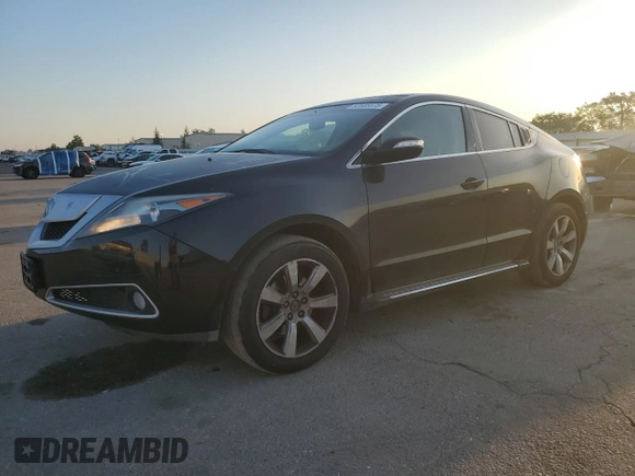 2010 Acura ZDX Tech Pkg with VIN 2HNYB1H44AH501572, listed as a Copart auction lot 52585975 with 151,253 mi miles and Salvage Title. Bid and sale history available at carsss.com. Image 1.