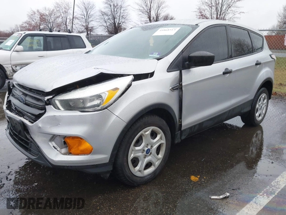 2017 Ford Escape S with VIN 1FMCU0F76HUE83497, listed as a IAAI auction lot 41868513 with 90,511 mi miles. Bid and sale history available at carsss.com. Image 17.
