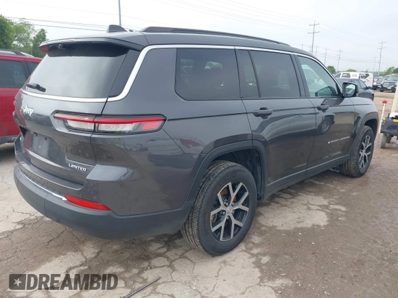 2024 Jeep Grand Cherokee Limited with VIN 1C4RJKBG0R8548766, listed as a IAAI auction lot 42496952 with 30,354 mi miles and . Bid and sale history available at DreamBid. Image 4.