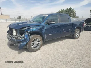 2021 Ram 1500 Laramie z VIN 1C6SRFJT3MN808479, wystawiony jako Copart lot #56600935 z przebiegiem 70 336 mil mil oraz Szkoda całkowita • Salvage title. Historia ofert i sprzedaży dostępna na DreamBid. Obrazek 1.