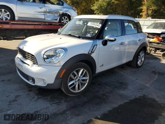 2012 MINI Countryman S with VIN WMWZC5C50CWL62427, listed as a Copart auction lot 44317335 with 175,317 mi miles and Salvage title. Bid and sale history available at DreamBid. Image 1.