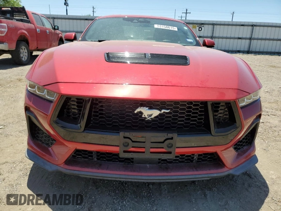 2024 Ford Mustang GT с VIN 1FA6P8CF0R5431139, выставлен на аукционе Copart как лот 53158615 с пробегом 3 119 миль миль и Списание • Salvage title. История ставок и продаж доступна на DreamBid. Изображение 5.