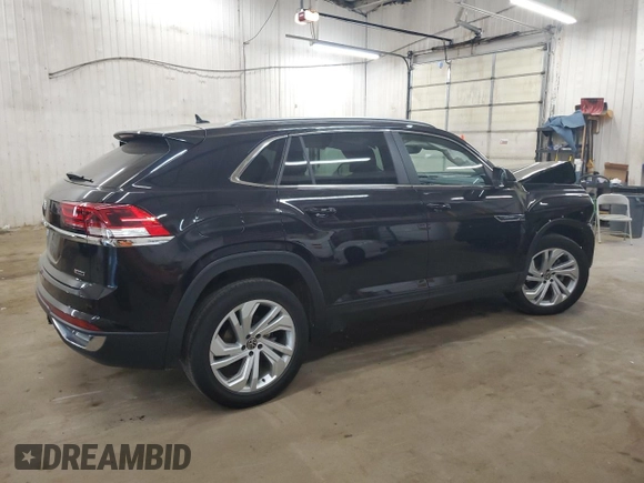 2020 Volkswagen Atlas SEL with VIN 1V2ME2CA5LC214793, listed as a Copart auction lot 55826735 with 55,654 mi miles and Salvage title. Bid and sale history available at DreamBid. Image 3.