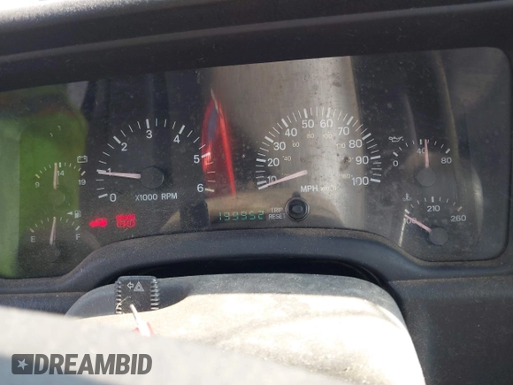 2000 Jeep Cherokee with VIN 1J4FF48S8YL222764, listed as a IAAI auction lot 42365593 with 199,952 mi miles and . Bid and sale history available at DreamBid. Image 7.