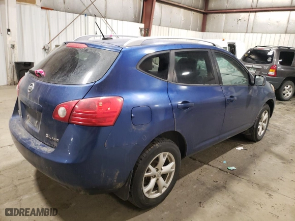 2009 Nissan Rogue SL with VIN JN8AS58V99W179519, listed as a Copart auction lot 45484275 with 0 mi miles and Salvage Title. Bid and sale history available at carsss.com. Image 3.