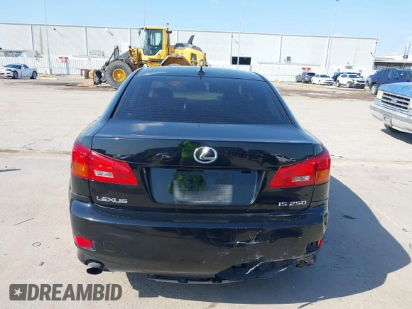 2008 Lexus IS 250 with VIN JTHBK262885061097, listed as a IAAI auction lot 41865094 with 242,449 mi miles. Bid and sale history available at carsss.com. Image 15.