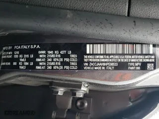 2017 Jeep Renegade Sport with VIN ZACCJAAH9HPE98533, listed as a Copart auction lot 72002474 with 109,066 mi miles and Salvage Title. Bid and sale history available at carsss.com. Image 13.