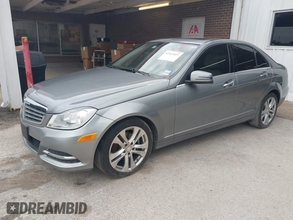 2013 Mercedes-Benz C 250 Sport with VIN WDDGF4HB3DR243125, listed as a IAAI auction lot 42143454 with 122,462 mi miles and . Bid and sale history available at carsss.com. Image 2.