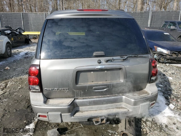 2005 Chevrolet TrailBlazer LS with VIN 1GNET16S956172860, listed as a Copart auction lot 42287255 with 206,222 mi miles and Clean Title. Bid and sale history available at carsss.com. Image 6.