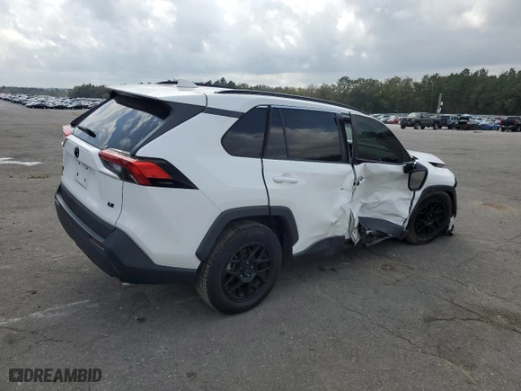 2020 Toyota RAV4 LE with VIN 2T3K1RFV2LC068556, listed as a Copart auction lot 49123785 with 69,315 mi miles and Salvage Title. Bid and sale history available at carsss.com. Image 3.