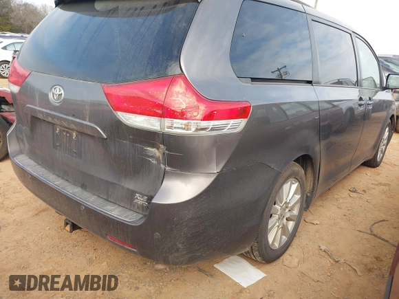 2013 Toyota Sienna XLE with VIN 5TDDK3DC6DS054942, listed as a IAAI auction lot 41172005 with 202,675 mi miles and . Bid and sale history available at DreamBid. Image 4.