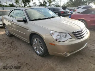 2008 Chrysler Sebring Limited with VIN 1C3LC65M38N125046, listed as a Copart auction lot 74211834 with 21,927 mi miles and Non Repairable. Bid and sale history available at carsss.com. Image 4.