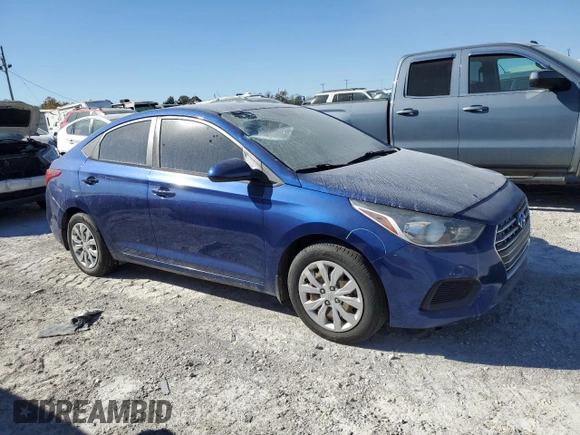 2019 Hyundai Accent SE with VIN 3KPC24A34KE053947, listed as a Copart auction lot 75590504 with 150,686 mi miles and Salvage Title. Bid and sale history available at carsss.com. Image 4.