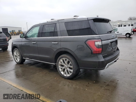 2019 Ford Expedition Platinum with VIN 1FMJU1MT4KEA06243, listed as a Copart auction lot 86574524 with 28,628 mi miles and Salvage Title. Bid and sale history available at carsss.com. Image 2.