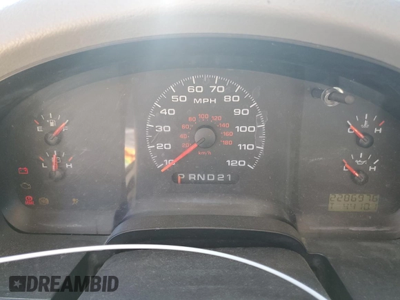 2006 Ford F-150 XL with VIN 1FTRF12W06NA22654, listed as a Copart auction lot 57064735 with 228,697 mi miles and Salvage title. Bid and sale history available at DreamBid. Image 9.