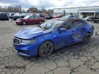 2020 Acura TLX w/A-Spec Pkg with VIN 19UUB1F6XLA010239, listed as a Copart auction lot 53940685 with 76,839 mi miles and Non repairable. Bid and sale history available at DreamBid. Image 1.