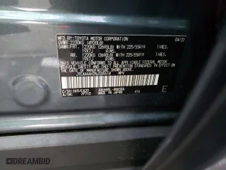 2022 Toyota Venza LE with VIN JTEAAAAH2NJ105518, listed as a Copart auction lot 37098713 with 6,184 mi miles. Bid and sale history available at carsss.com. Image 13.