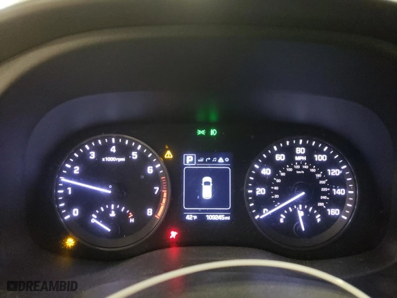 2018 Hyundai Tucson SEL with VIN KM8J3CA49JU709787, listed as a Copart auction lot 43774245 with 109,245 mi miles and Salvage Title. Bid and sale history available at carsss.com. Image 9.