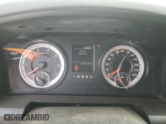2018 Ram 1500 Tradesman with VIN 1C6RR6FT7JS211582, listed as a Copart auction lot 59481155 with 134,004 mi miles and Salvage title. Bid and sale history available at DreamBid. Image 9.
