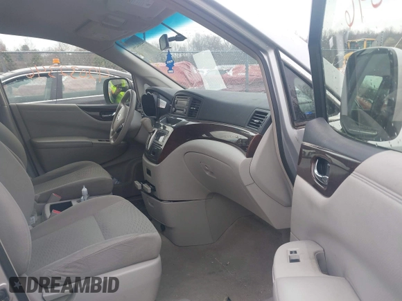 2014 Nissan Quest SL with VIN JN8AE2KP8E9104822, listed as a IAAI auction lot 42032346 with 90,558 mi miles. Bid and sale history available at carsss.com. Image 5.