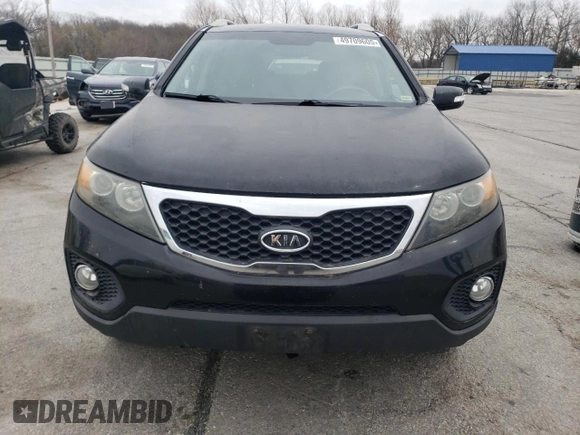 2011 Kia Sorento LX with VIN 5XYKT4A2XBG182097, listed as a Copart auction lot 49709605 with 193,989 mi miles and Salvage Title. Bid and sale history available at DreamBid. Image 5.