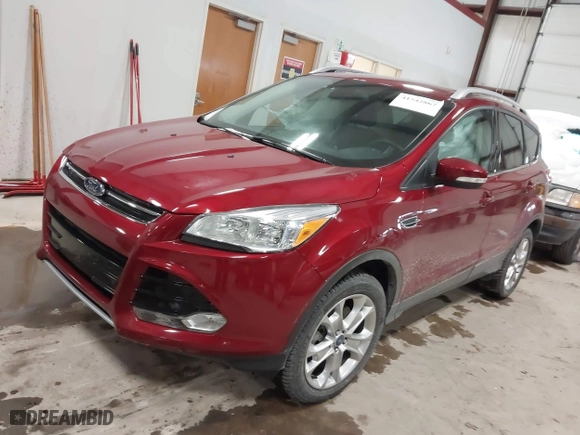 2014 Ford Escape Titanium with VIN 1FMCU9J9XEUA51732, listed as a IAAI auction lot 41542867 with 44,141 mi miles. Bid and sale history available at carsss.com. Image 17.