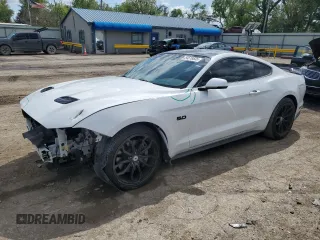 2019 Ford Mustang GT with VIN 1FA6P8CF8K5199735, listed as a Copart auction lot 54519535 with 64,839 mi miles and Salvage title. Bid and sale history available at DreamBid. Image 1.