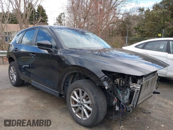 2023 Mazda CX-5 2.5 S with VIN JM3KFBAM4P0262772, listed as a IAAI auction lot 41752886 with 25,815 mi miles. Bid and sale history available at carsss.com. Image 1.