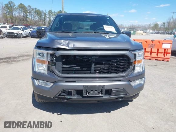 2021 Ford F-150 XL with VIN 1FTEW1EP4MFA83239, listed as a IAAI auction lot 41859403 with 114,053 mi miles and . Bid and sale history available at DreamBid. Image 12.