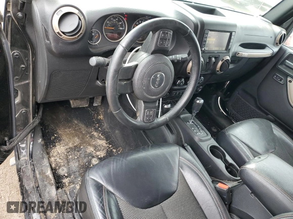 2017 Jeep Wrangler Sahara z VIN 1C4AJWBG5HL542123, wystawiony jako Copart lot #49315805 z przebiegiem 149 941 mil mil oraz Szkoda całkowita • Salvage title. Historia ofert i sprzedaży dostępna na DreamBid. Obrazek 8.