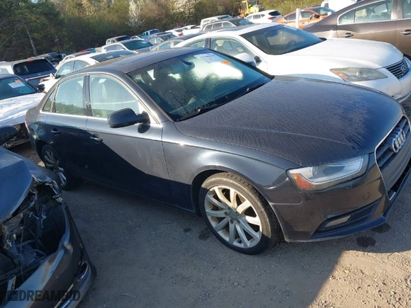 2013 Audi A4 Premium Plus with VIN WAUEFAFL3DN018946, listed as a IAAI auction lot 41786159 with 197341 miles. Bid and sale history available at carsss.com. Image 1.