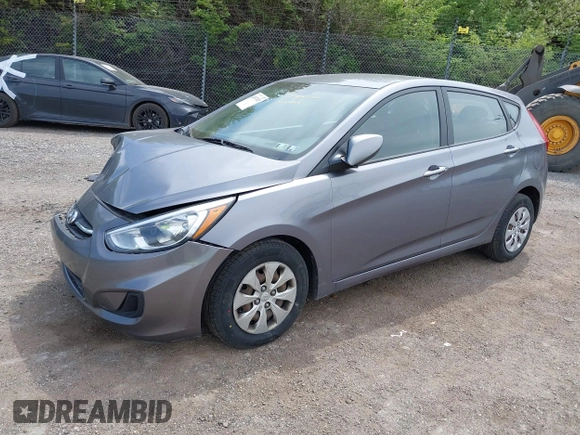 2016 Hyundai Accent SE with VIN KMHCT5AE1GU248364, listed as a IAAI auction lot 42072426 with 107,470 mi miles and . Bid and sale history available at carsss.com. Image 17.