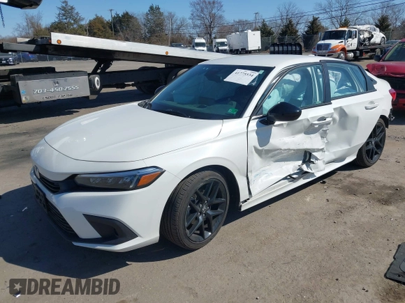 2024 Honda Civic Sport with VIN 2HGFE2F52RH533388, listed as a IAAI auction lot 41775534 with 20,678 mi miles and . Bid and sale history available at DreamBid. Image 2.