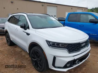 2022 Kia Sorento SX with VIN 5XYRKDLF5NG096542, listed as a IAAI auction lot 41968322 with 36,380 mi miles. Bid and sale history available at carsss.com. Image 1.