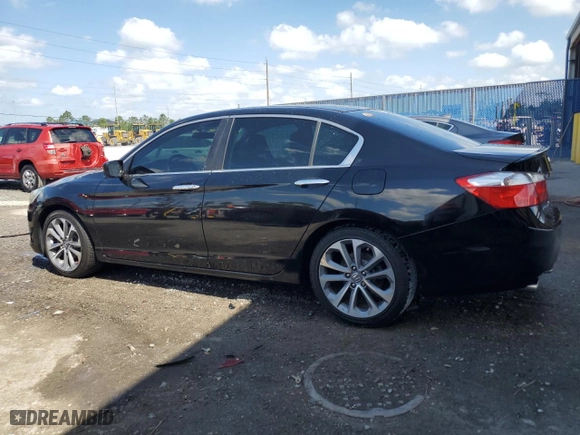 2015 Honda Accord Sedan Sport with VIN 1HGCR2F56FA084556, listed as a Copart auction lot 51522165 with 154,812 mi miles and Salvage Title. Bid and sale history available at carsss.com. Image 2.