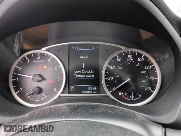2017 Nissan Sentra SV with VIN 3N1AB7AP5HL671684, listed as a Copart auction lot 50741995 with 108,044 mi miles and Salvage Title. Bid and sale history available at carsss.com. Image 9.