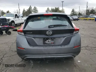 2025 Nissan LEAF S with VIN 1N4AZ1BV1SC564983, listed as a Copart auction lot 45668465 with 1,253 mi miles and Salvage Title. Bid and sale history available at carsss.com. Image 6.