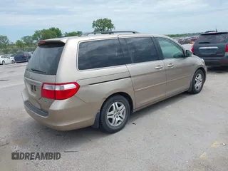2005 Honda Odyssey EX with VIN 5FNRL38475B029026, listed as a IAAI auction lot 42489079 with 156,075 mi miles and . Bid and sale history available at DreamBid. Image 4.